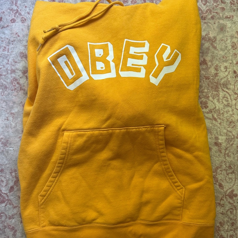 Obey Yellow Hoodie